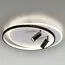 LUMION 5603/75CL LEDIO LN23 244 белый, черный Люстра потолочная LED диммир. с ДУ 75W 3000-6000К 6117Лм 220V NAOKO, изображение 3
