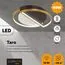 LUMION 5239/64CL LEDIO LN23 243 белый, черный, матовое золото Люстра потолочная диммир. с ДУ LED 64W 4226Лм 220V TARO, изображение 3