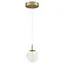 LUMION 8080/1A LEDIO LN25 000  золото/прозрачный металл/акрил Подвесной светильник LED 1*3W 220V TRINO, изображение 6