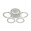 LUMION 8027/55CL LEDIO LN25 247 белый/белый, металл/акрил Потолочный светильник с ПДУ LED 55W 3000-6000К 220V KALIFA, изображение 7