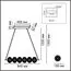 LUMION 6577/36L LEDIO LN24 золото/прозрачный/металл/пластик Светильник подвесной LED 36W 220V CAPRICE, изображение 2