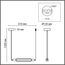 LUMION 6556/15L LEDIO LN25 237 черный/дымчатый/металл/акрил, стекло Подвес LED 15W 4000К 220V TRENDY, изображение 2