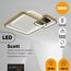 LUMION 5243/59CL LEDIO LN23 244 белый, черный, матовое золото Люстра потолочная диммир. с ДУ LED 59W 3894Лм 220V SCOTT, изображение 3