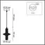 LUMION 8009/6L LEDIO LN25 золото/прозрачный металл/акрилл Подвес LED 6W 220V 4000K CRISTIE, изображение 2