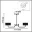 LUMION 6579/40CL LEDIO LN24 золото/прозрачный/металл/пластик Люстра потолочная LED 40W 220V VENICE, изображение 2