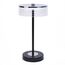 LUMION 8203/1TL LEDIO LN25 393 серебро/черный/прозрачный, металл/акрил Настольная лампа LED 7W 400К 220V SATIANA