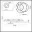 LUMION 6544/113CL LEDIO LN23 069 черный, белый Люстра потолочная LED 113W 3000-6000K 6283Лм 220V ANEKO, изображение 2