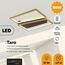 LUMION 5241/72CL LEDIO LN23 000 белый, черный, матовое золото Люстра потолочная диммир. с ДУ LED 72W 4752Лм 220V TARO, изображение 3