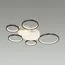 LUMION 5254/99CL LEDIO LN23 246 белый, черный Люстра потолочная диммир. с ДУ LED 126W 8316Лм 220V NORBERT, изображение 4