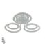 LUMION 8028/80CL LEDIO LN25 247 белый/белый, металл/акрил Потолочный светильник с ПДУ LED 80W 3000-6000К 220V OSAKA