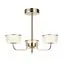 LUMION 6579/40CL LEDIO LN24 золото/прозрачный/металл/пластик Люстра потолочная LED 40W 220V VENICE, изображение 4