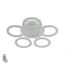 LUMION 8027/55CL LEDIO LN25 247 белый/белый, металл/акрил Потолочный светильник с ПДУ LED 55W 3000-6000К 220V KALIFA