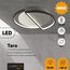 LUMION 5240/64CL LEDIO LN23 243 белый, черный, серый Люстра потолочная диммир. с ДУ LED 64W 4224Лм 220V TARO, изображение 3