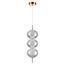 LUMION 6577/18L LEDIO LN24 золото/прозрачный/металл/пластик Подвес LED 18W 220V CAPRICE