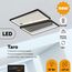 LUMION 5242/72CL LEDIO LN23 243 белый, черный, серый Люстра потолочная LED 72W 4752Лм 220V TARO, изображение 3