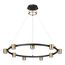 LUMION 6532/58L LEDIO LN23 220 чёрный, латунь Светильник подвесной LED 58W 3000-6000K 2224Лм 220V FLINT
