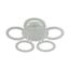 LUMION 8027/55CL LEDIO LN25 247 белый/белый, металл/акрил Потолочный светильник с ПДУ LED 55W 3000-6000К 220V KALIFA, изображение 8