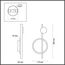 LUMION 5608/17WL LEDIO LN23 356 черный, бронза Настенный светильник LED 17W 3000К 847Лм 220V CHITA, изображение 2