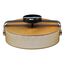 LUMION 6597/40L LEDIO LN25 158 черный, античная латунь/античная латунь металл/металл, стекло Потолочный светильник LED 40W 4000К 220V DRUMY, изображение 5