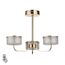 LUMION 6579/40CL LEDIO LN24 золото/прозрачный/металл/пластик Люстра потолочная LED 40W 220V VENICE