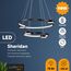 LUMION 5249/79L LEDIO LN23 000 черный Светильник подвесной диммир. с ДУ LED 79W 4088Лм 220V SHERIDAN, изображение 3