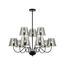 LUMION 6570/9C MODERNI LN25 103 черный/дымчатый/металл/стекло Люстра потолочная G9 9*20W 220V SMOKY, изображение 5