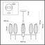 LUMION 6518/5C MODERNI LN23 169 золотой Люстра потолочная G9 5*40W 220V SHIVON, изображение 2