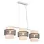 LUMION 8002/3A MODERNI LN25 159 белый, черный металл/металл, текстиль Подвес Е27 3*60W 220V ANIMAISA, изображение 4