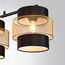 LUMION 8003/3A MODERNI LN25 161 черный/черный, золотой металл/металл, текстиль Подвес Е27 3*60W 220V ANIMAISA, изображение 6