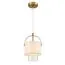 LUMION 6593/1 MODERNI LN25 324 латунь/белый, металл/текстиль, стекло Подвес E14 1*40W 220V JANE, изображение 5