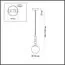 LUMION 6526/1 MODERNI LN23 291 чёрный Подвес E14 1*40W 220V SUNDAY, изображение 2