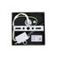 LUMION 6562/1W MODERNI LN25 140 черный, золотой/прозрачный/металл/стекло Бра E27 1*40W 220V ICE, изображение 6