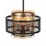 LUMION 8007/3 MODERNI LN25 251 черный/черный, золотой металл/металл, стекло Подвесной светильник Е14 3*40W 220V Zarina, изображение 3