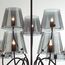 LUMION 6570/9C MODERNI LN25 103 черный/дымчатый/металл/стекло Люстра потолочная G9 9*20W 220V SMOKY, изображение 6