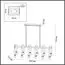 LUMION 5699/12C MODERNI LN23 119 чёрный, хром Люстра потолочная E14 12*60W 220V CASPIAN, изображение 2