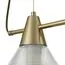LUMION 6596/4A MODERNI LN25 183 латунь титаниум/прозрачный, металл/стекло Подвес E27 4*60W 220V CORNE, изображение 3