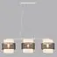LUMION 8002/3A MODERNI LN25 159 белый, черный металл/металл, текстиль Подвес Е27 3*60W 220V ANIMAISA, изображение 3