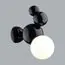 LUMION 6566/1W MODERNI LN25 118 черный/белый матовый/металл/стекло Бра E27 1*40W 220V BLASEN, изображение 4