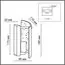 LUMION 6594/1W MODERNI LN25 148 хром/тонированное стекло, металл/стекло Бра E14 1*40W 220V DANDY, изображение 2