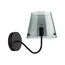 LUMION 6570/1W MODERNI LN25 103 черный/дымчатый/металл/стекло Бра G9 1*20W 220V SMOKY