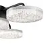LUMION 8236/4CL LEDIO LN25 000 черный, металл/акрил Люстра потолочная с пультом ДУ LED 55W 3000-6000К 220V DIDANA, изображение 5