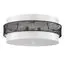 LUMION 8002/6C MODERNI LN25 159 белый, черный металл/металл, текстиль Потолочный светильник Е27 6*60W 220V ANIMAISA