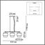 LUMION 8002/3A MODERNI LN25 159 белый, черный металл/металл, текстиль Подвес Е27 3*60W 220V ANIMAISA, изображение 2