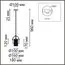 LUMION 6593/1 MODERNI LN25 324 латунь/белый, металл/текстиль, стекло Подвес E14 1*40W 220V JANE, изображение 2