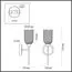 LUMION 6512/1W MODERNI LN23 114 латунь Бра E14 1*40W 220V MONROE, изображение 2