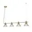 LUMION 6596/4A MODERNI LN25 183 латунь титаниум/прозрачный, металл/стекло Подвес E27 4*60W 220V CORNE, изображение 5