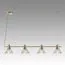 LUMION 6596/4A MODERNI LN25 183 латунь титаниум/прозрачный, металл/стекло Подвес E27 4*60W 220V CORNE, изображение 4