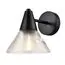 LUMION 6595/1W MODERNI LN25 183 черный/прозрачный, металл/стекло Бра E27 1*60W 220V CORNE, изображение 4