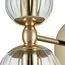 LUMION 6586/2W MODERNI LN25 89 золото/прозрачный, металл/стекло Бра E14 2*40W 220V KASSIA, изображение 6