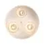 LUMION 6599/3C MODERNI LN25 156 белый/белый, бежевый металл, эко кожа/металл, стекло Подвесной светильник Е27 3*60W 220V BASALTO, изображение 3
